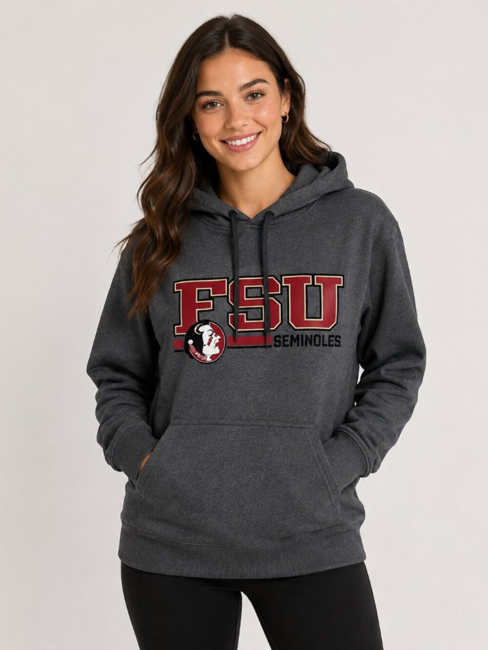 Under Amour Florida State Seminoles Hoodie Womens Small Gray NCAA Football